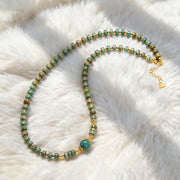 Azure Muse Turquoise Clavicle Necklace - Veilgem