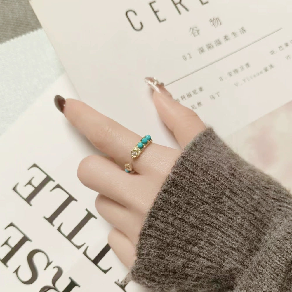 Wanderer’s Arrow Turquoise Ring - Veilgem