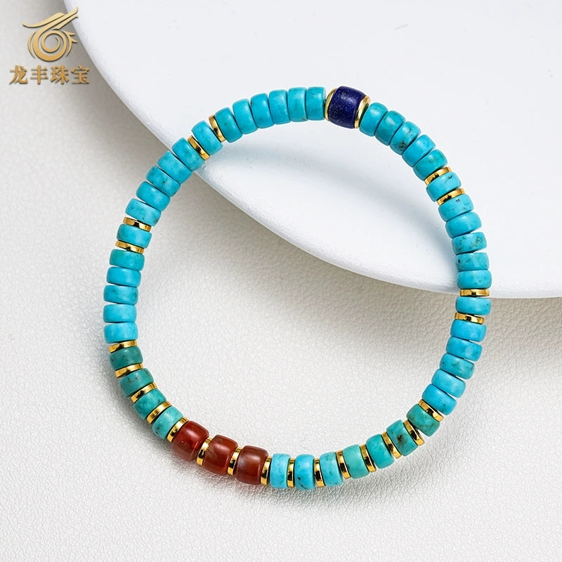 Cutting Grace Turquoise Bracelet - Veilgem