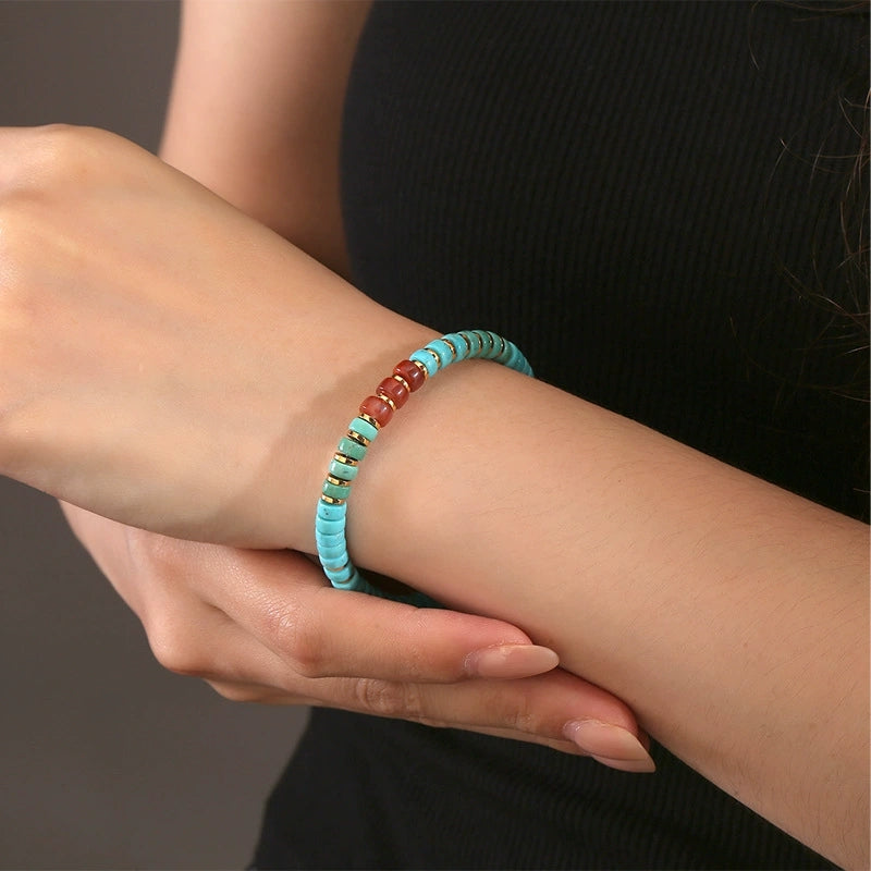 Cutting Grace Turquoise Bracelet - Veilgem