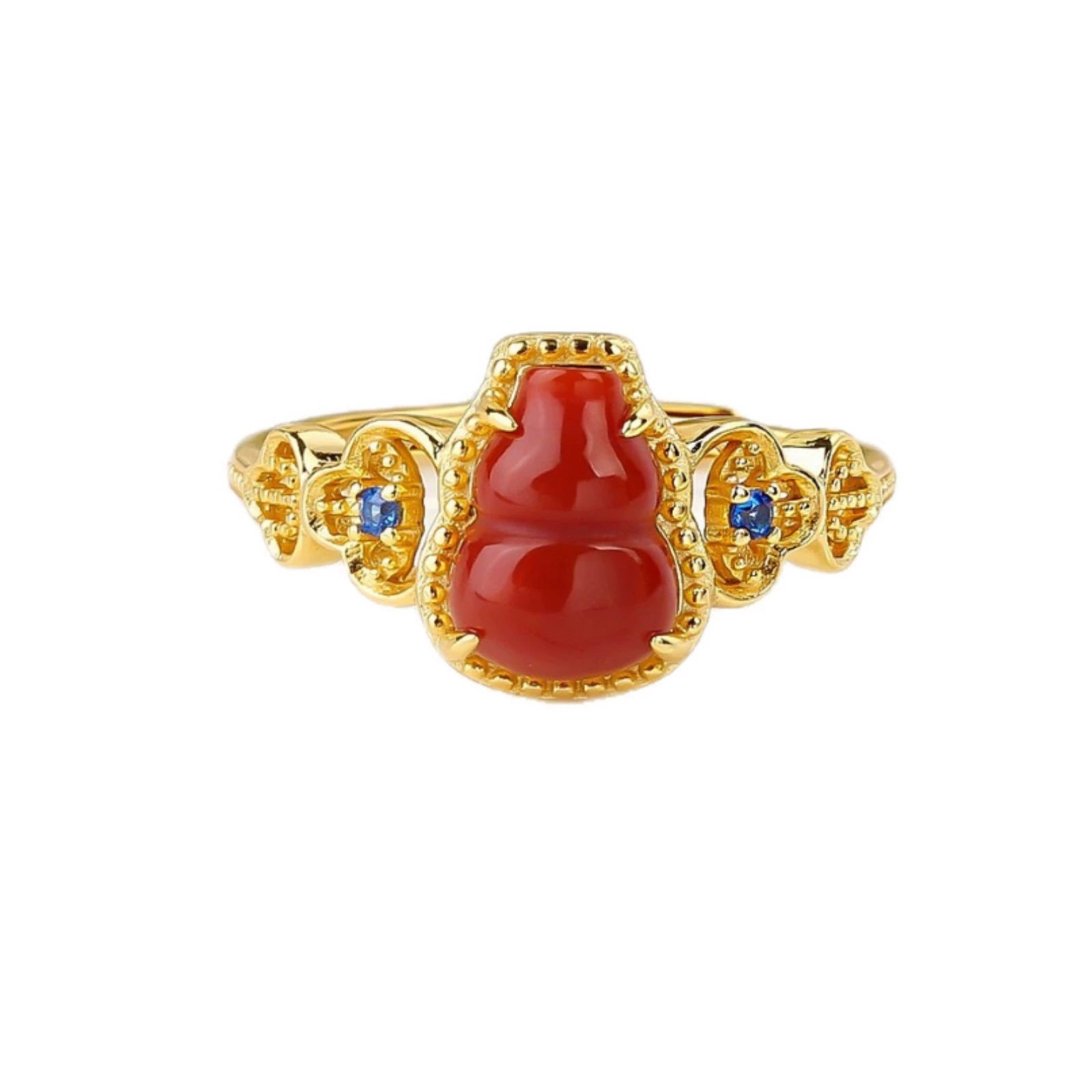 Blessed Gourd Agate Ring - Veilgem