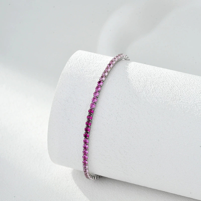 6A Zircon Full Diamond S925 Stylish Tennis Bracelet - Veilgem