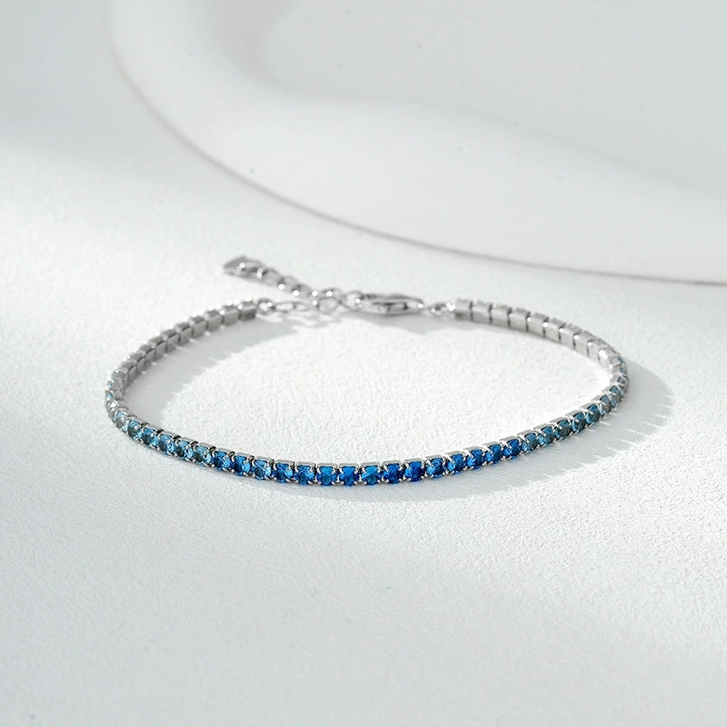 6A Zircon Spectral Luminescent Tennis Bracelet - Veilgem