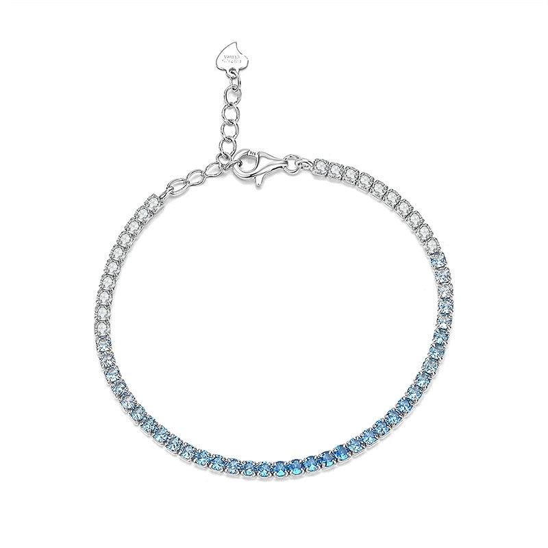 6A Zircon Spectral Luminescent Tennis Bracelet - Veilgem