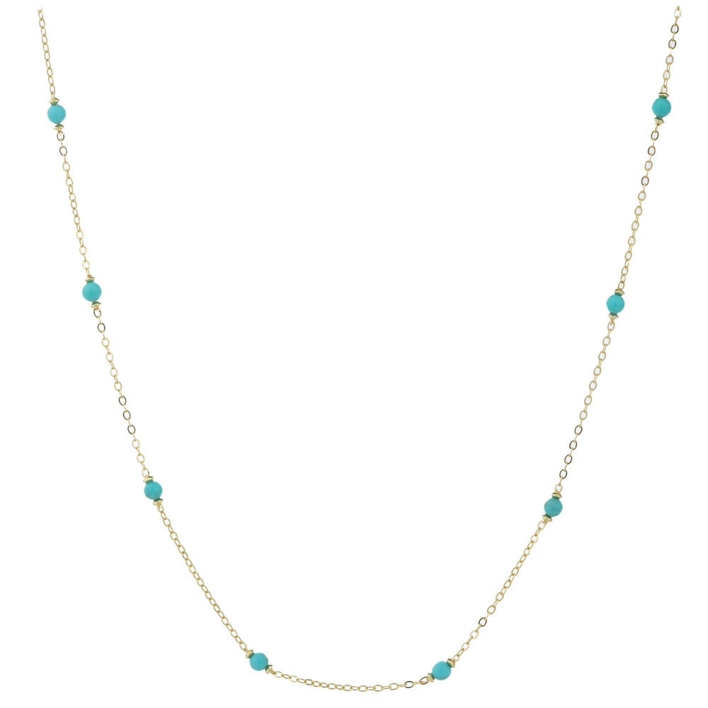 Starry Night Turquoise Starry Sky Necklace - Veilgem