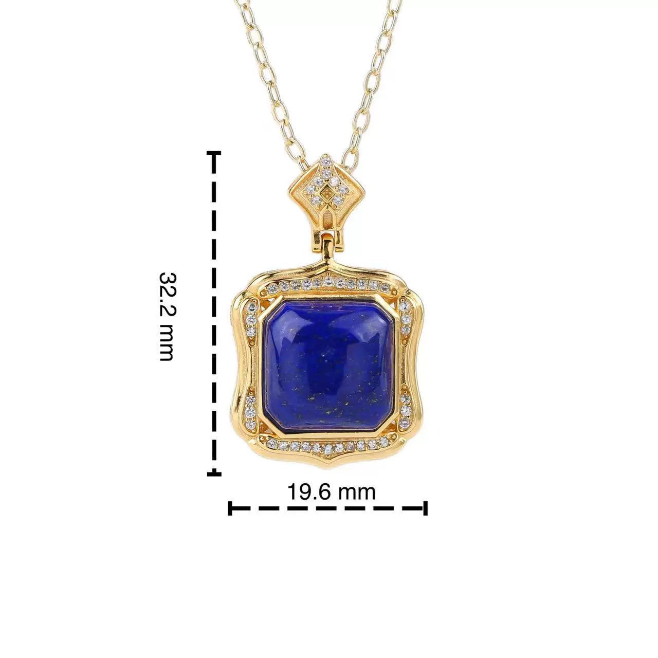 Midnight Wisdom Lapis Pendant - Veilgem