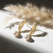 Detachable Pearl Wheat Earrings - Veilgem