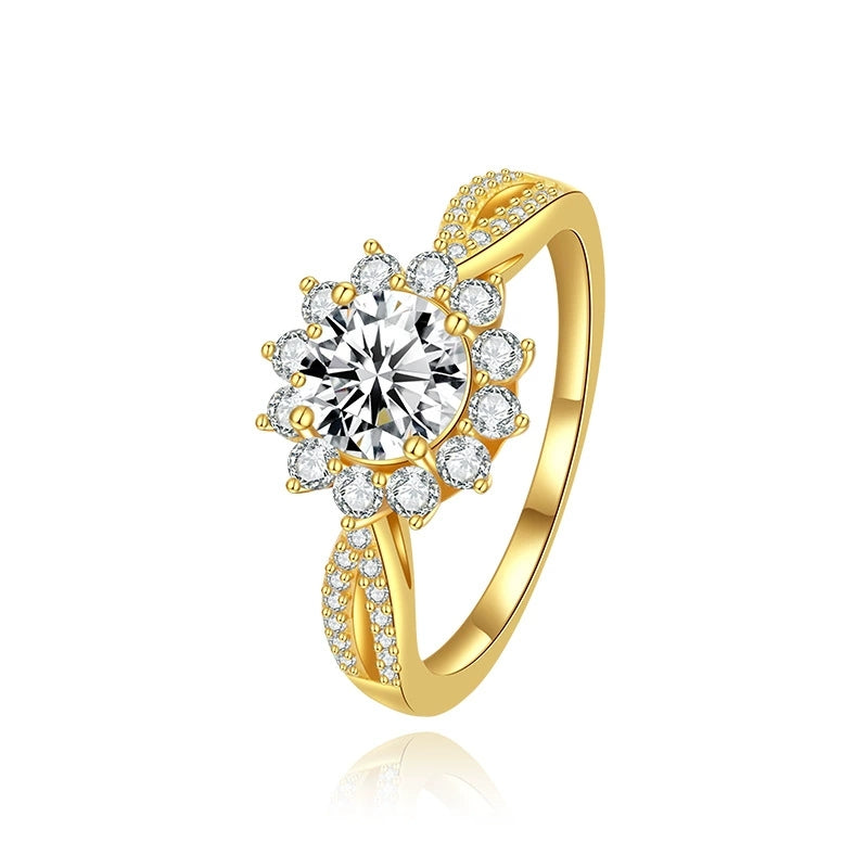 Radiant Embrace Moissanite Ring - Veilgem