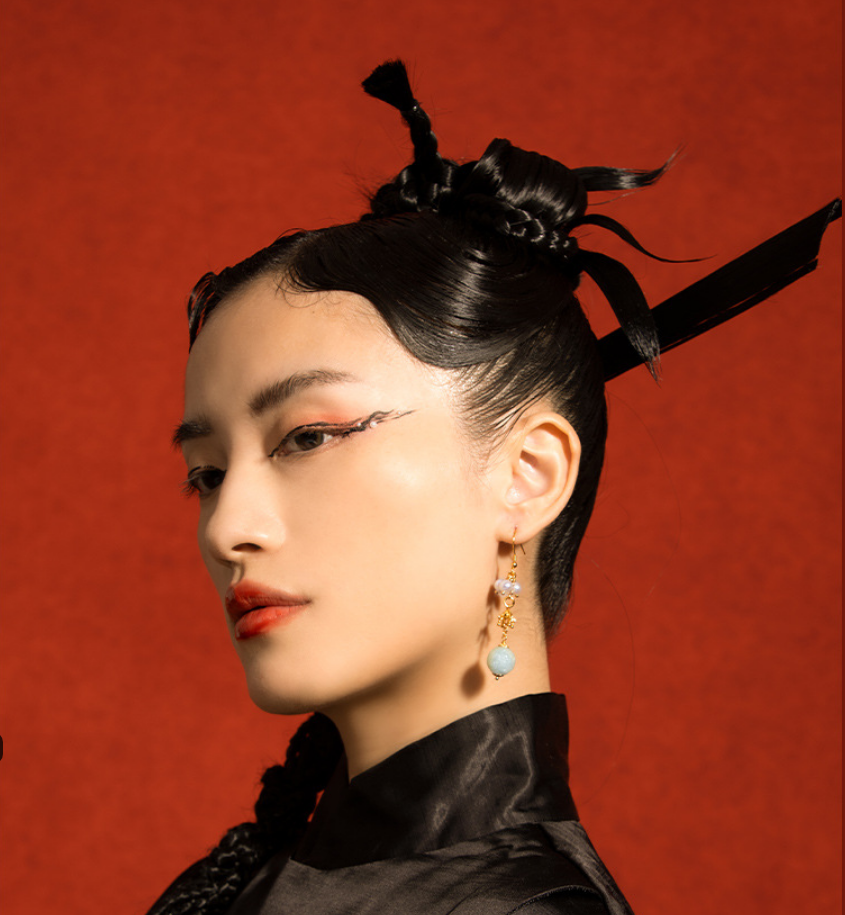 Jade Grace Earrings — S925 Gold-Plated Burmese A-Grade Jade & Pearl Drop Earrings - Veilgem