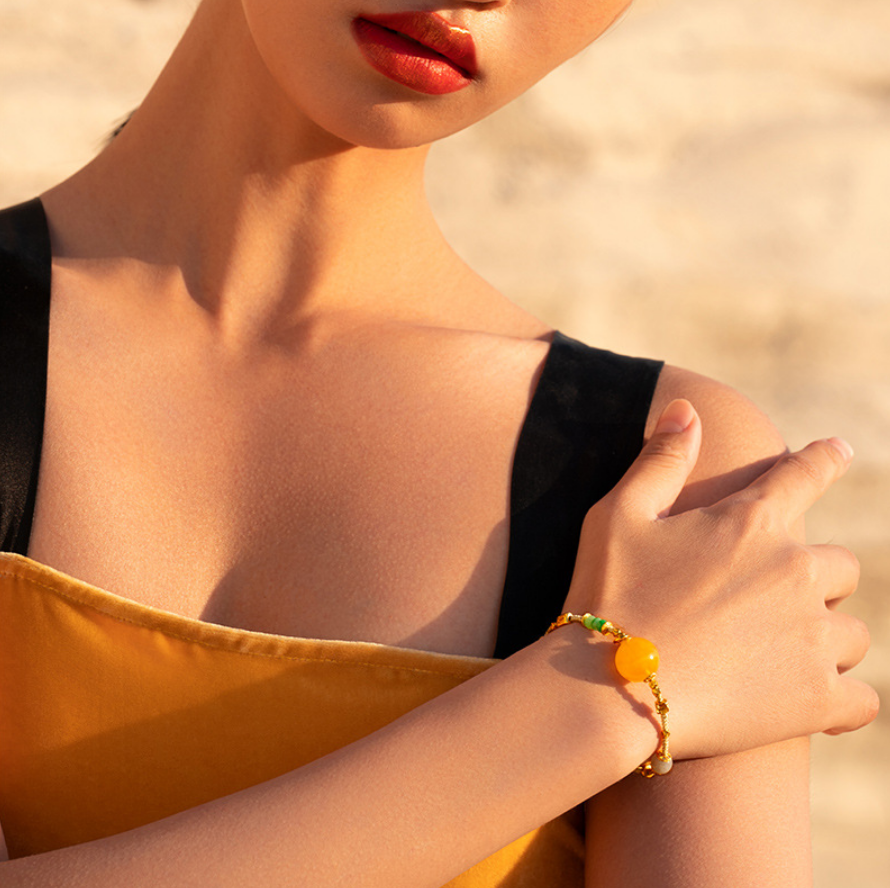 Eternal Harmony Amber Bracelet - Veilgem