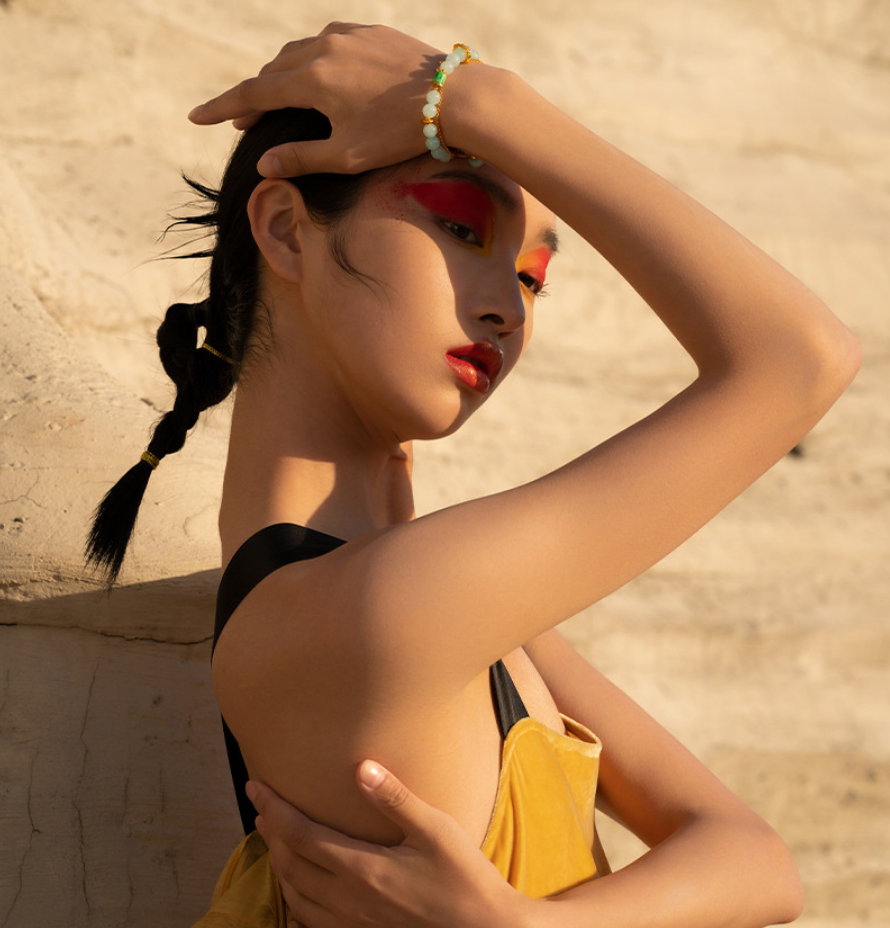 Jade Blessing Peace Lock Bracelet - Veilgem