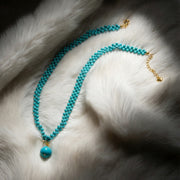 Turquoise Muse Bead Inspiration Necklace - Veilgem