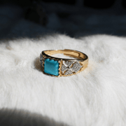 Azure Frame Turquoise Ring - Veilgem