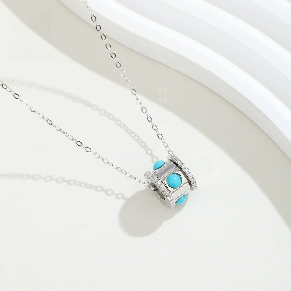 Whispered Waistline Turquoise Necklace - Veilgem