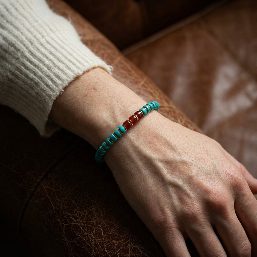 Cutting Grace Turquoise Bracelet - Veilgem