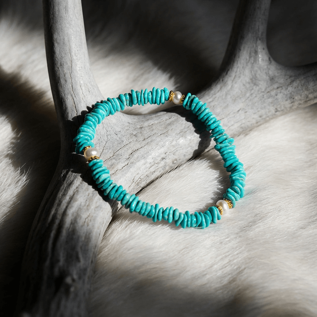 Turquoise Muse Pearl Bracelet - Veilgem