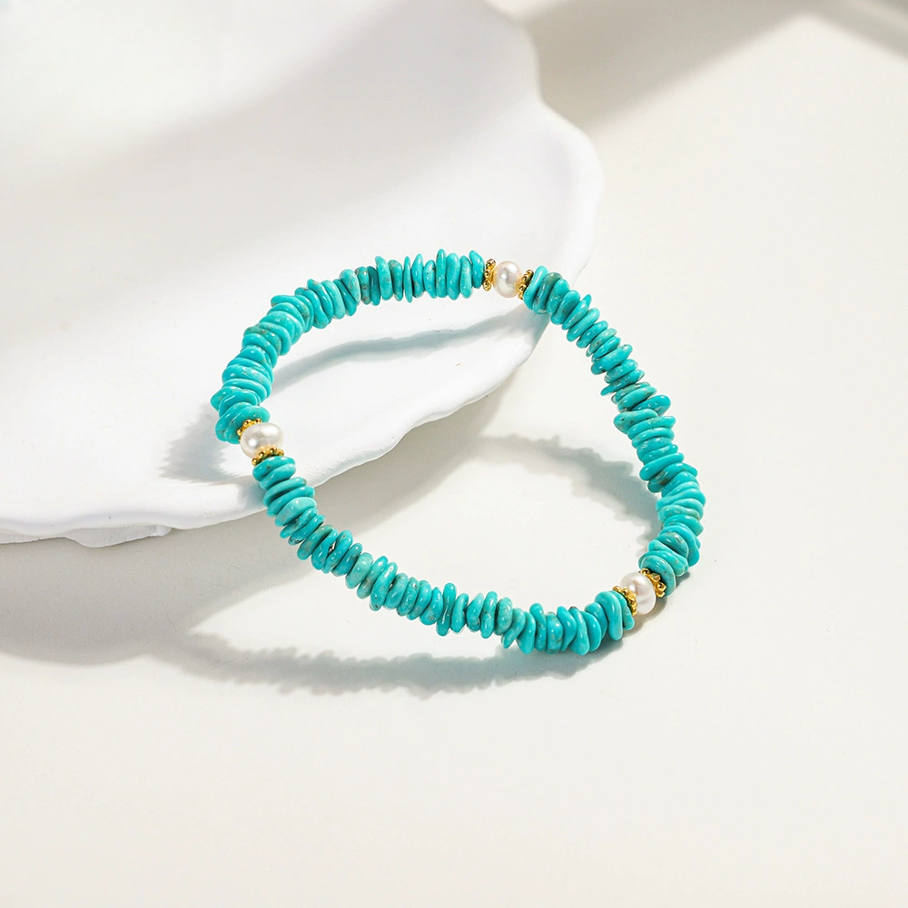 Turquoise Muse Pearl Bracelet - Veilgem