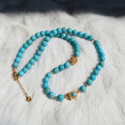 Silent Jade Turquoise Bead Necklace