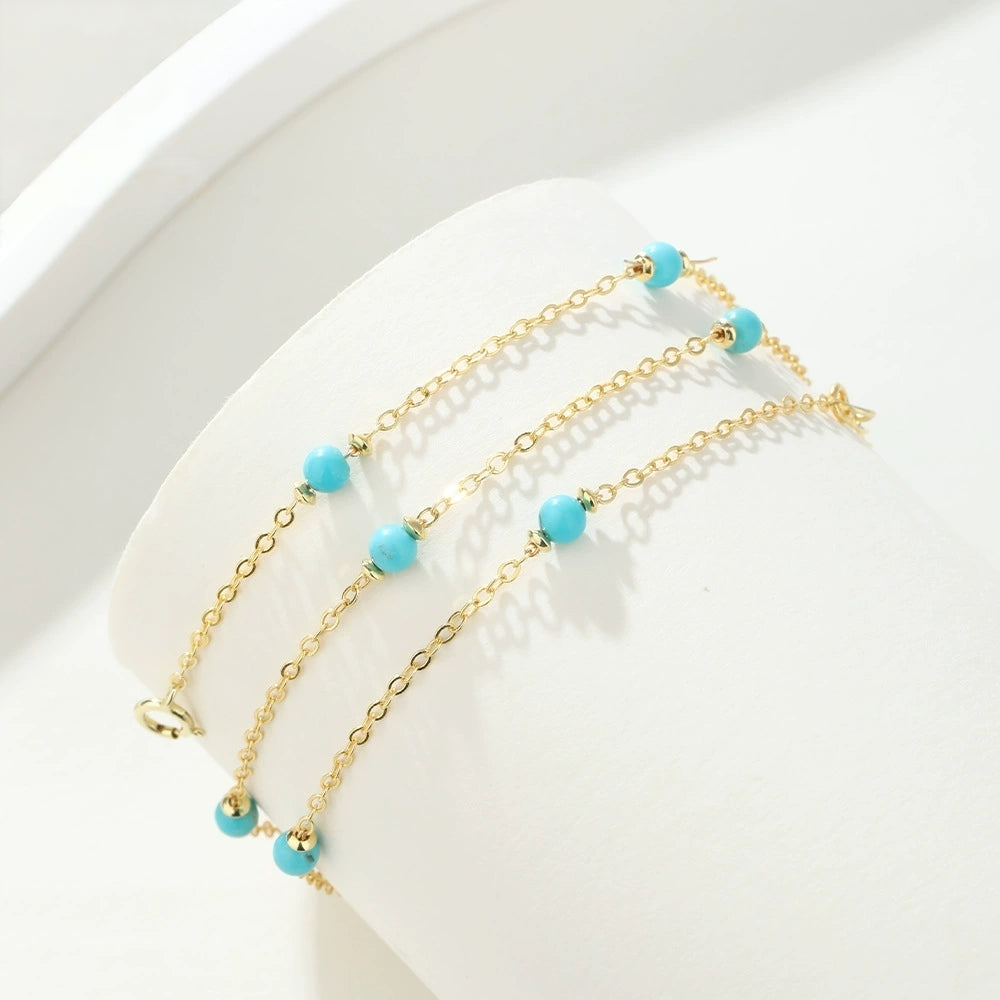 Starry Night Turquoise Starry Sky Necklace - Veilgem