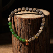 Eternal Harmony Jade & Agarwood Bracelet