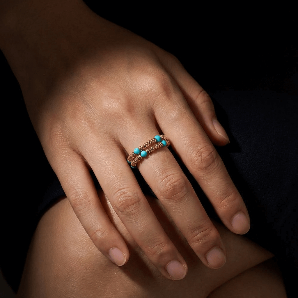 American Turquoise DIY Ring