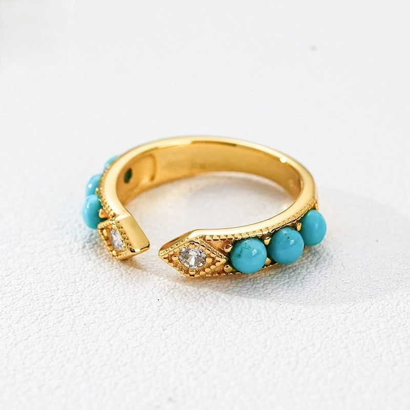 Wanderer’s Arrow Turquoise Ring - Veilgem