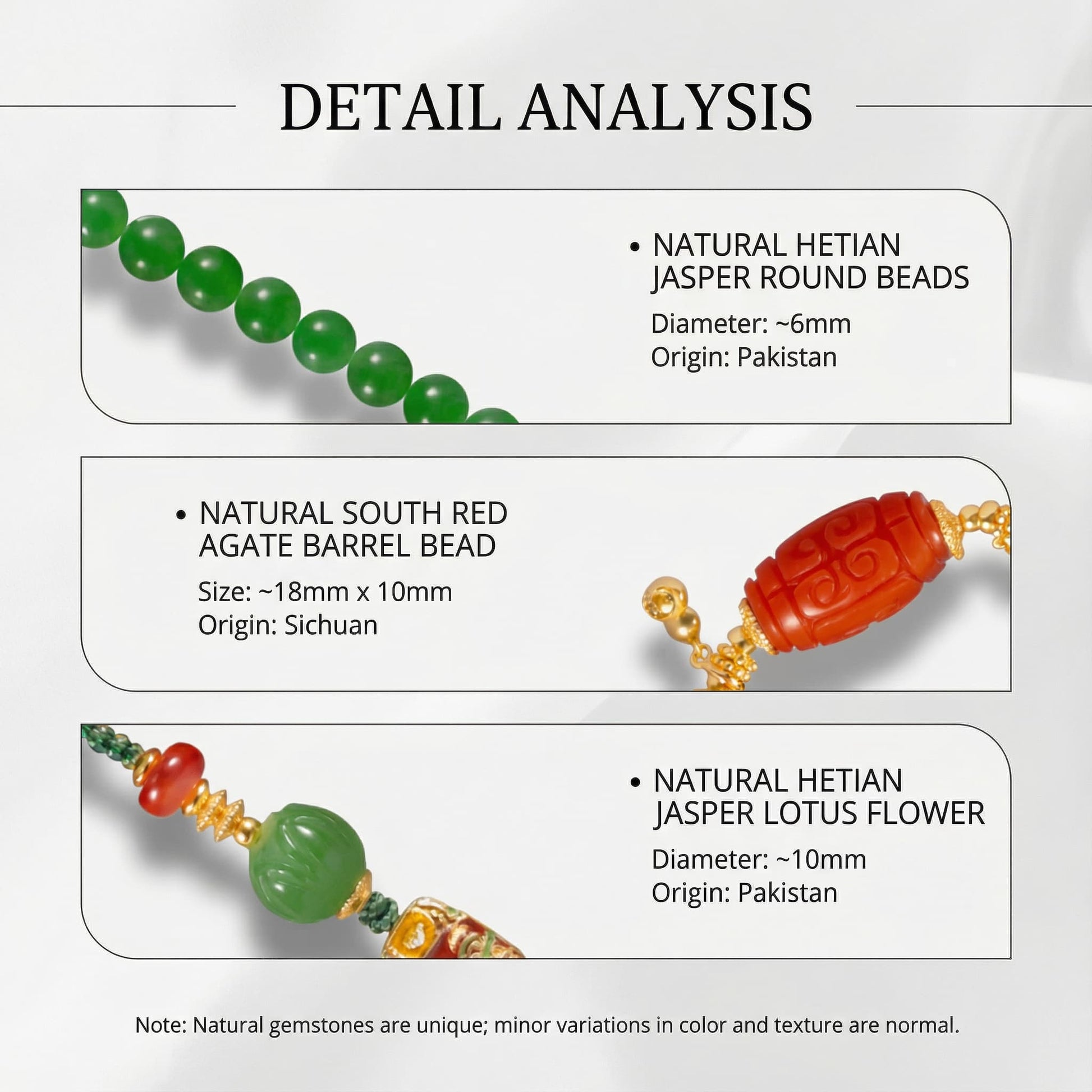 Emerald Symphony - Hetian Jade & South Red Necklace - Veilgem