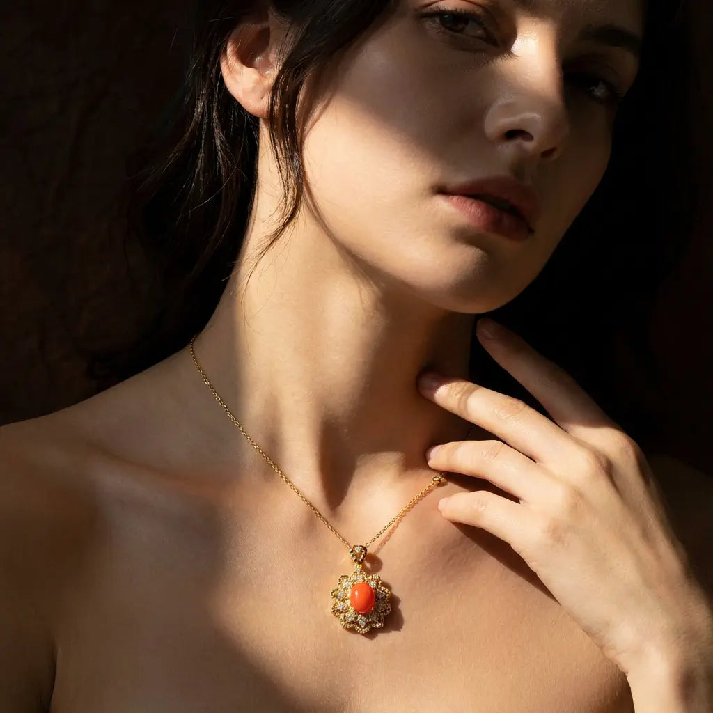 Cherry Blossom Snow Flower Sweet Pendant