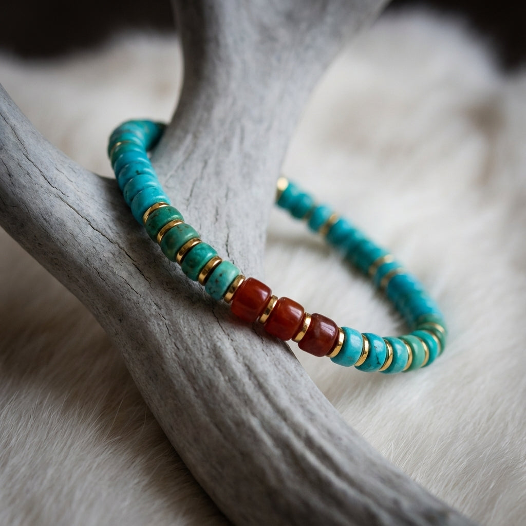 Cutting Grace Turquoise Bracelet - Veilgem