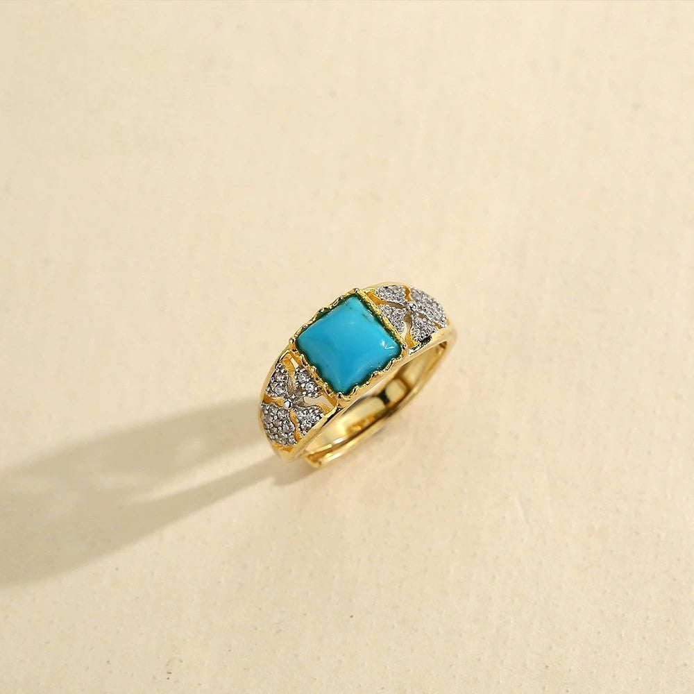 Azure Frame Turquoise Ring - Veilgem