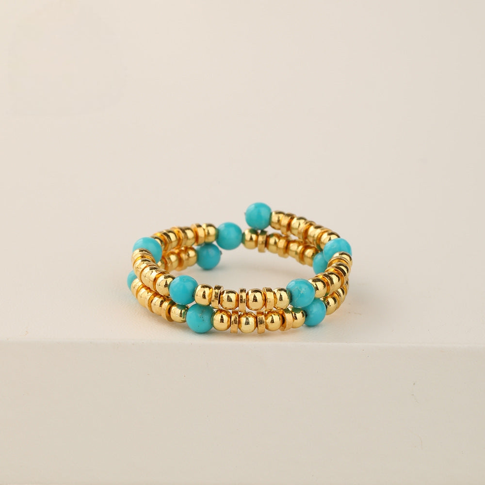 American Turquoise DIY Ring